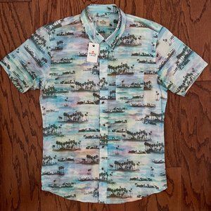 Marine Layer Colby Button Down Short Sleeve Shirt mens' small
